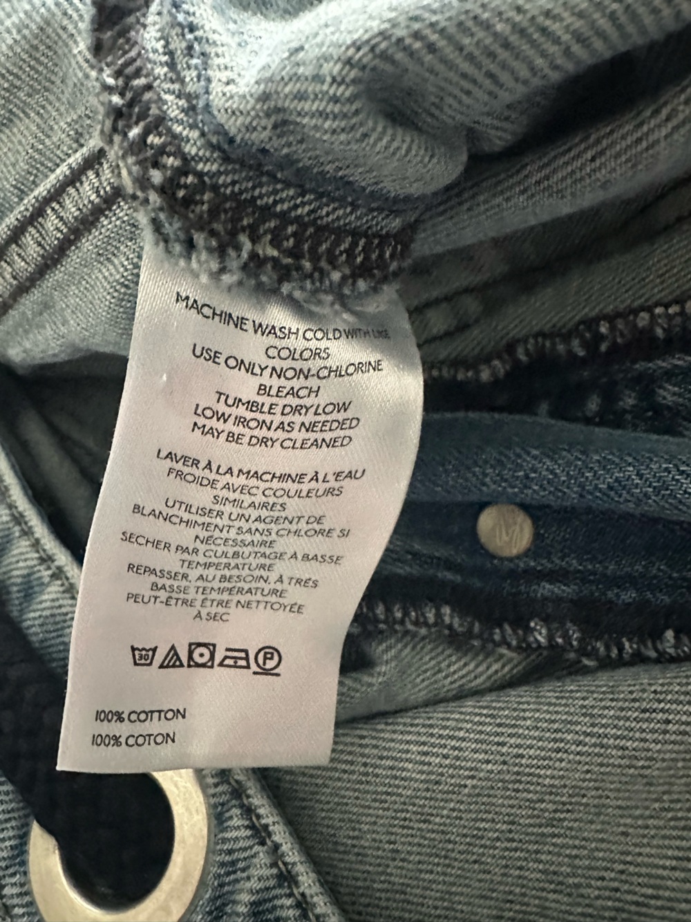 Free People We The Free Moxie Liw Slung Pull On Barrel Jeans in Timeless Blue 29 - Picture 7 of 8